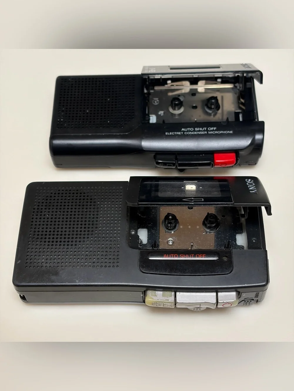 Lot of 2: M-330 / M-425 Microcassette-Corder Handheld Voice Recorder 